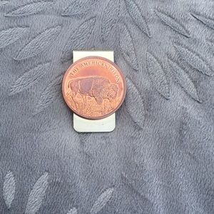 1 1/2” copper with American Bison